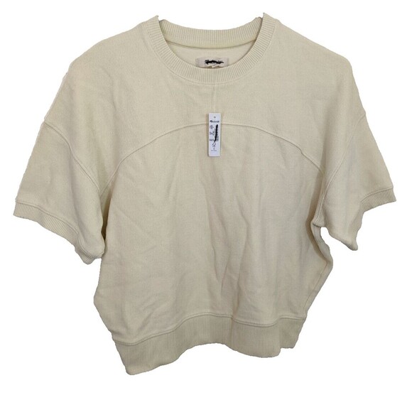 Madewell Ribbed Muscle Tee Botanical Dye Edition Daffodil Yellow Comfy Small - Picture 2 of 10